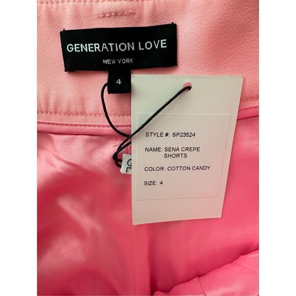Generation Love Sena Crepe Shorts in Cotton Candy Size 4 - Picture 3 of 4